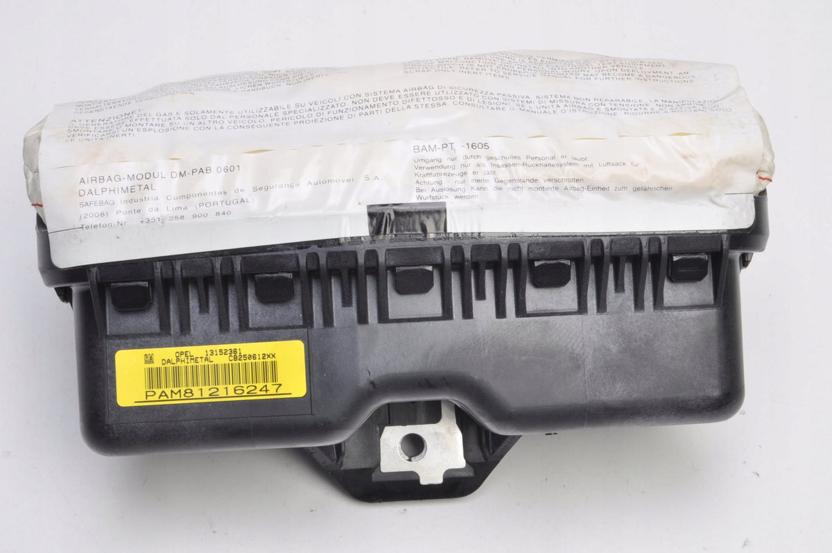 OPEL CORSA D PASSENGER AIRBAG 13152361