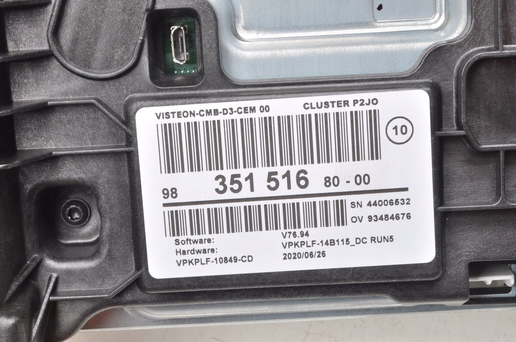 OPEL CORSA F 1.2 12V 101 KM COUNTER CLOCKS 9835151680 UK