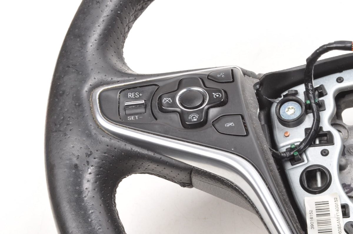 OPEL INSIGNIA AND LEATHER STEERING WHEEL MUTLIFUNCTION 39016152 LIFT
