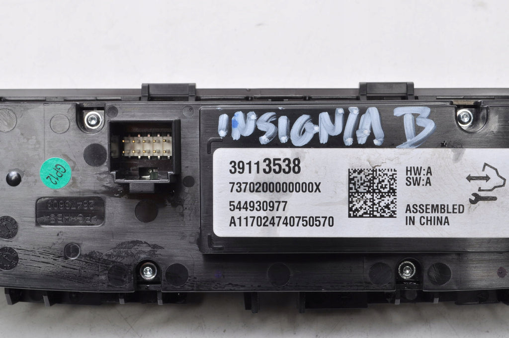 OPEL INSIGNIA II B AIR SUPPLY PANEL 39113538