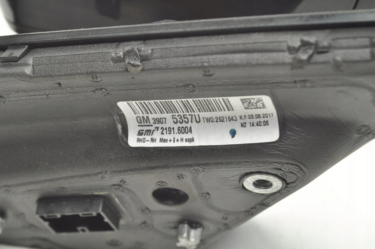 OPEL INSIGNIA II B MIRROR RIGHT ELECTRIC 5PIN 39075357U UK