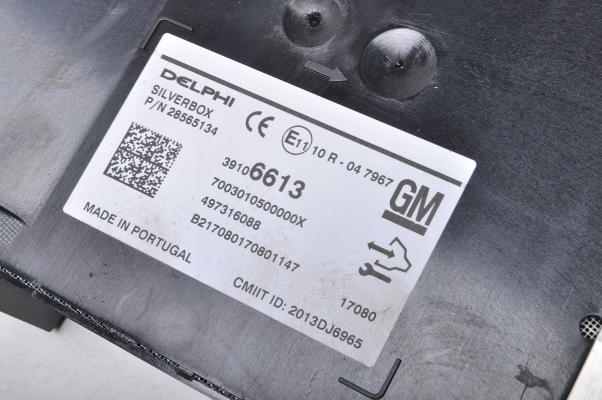 OPEL INSIGNIA II B MODULE NAVIGATION CONTROLLER SILVERBOX 39106613