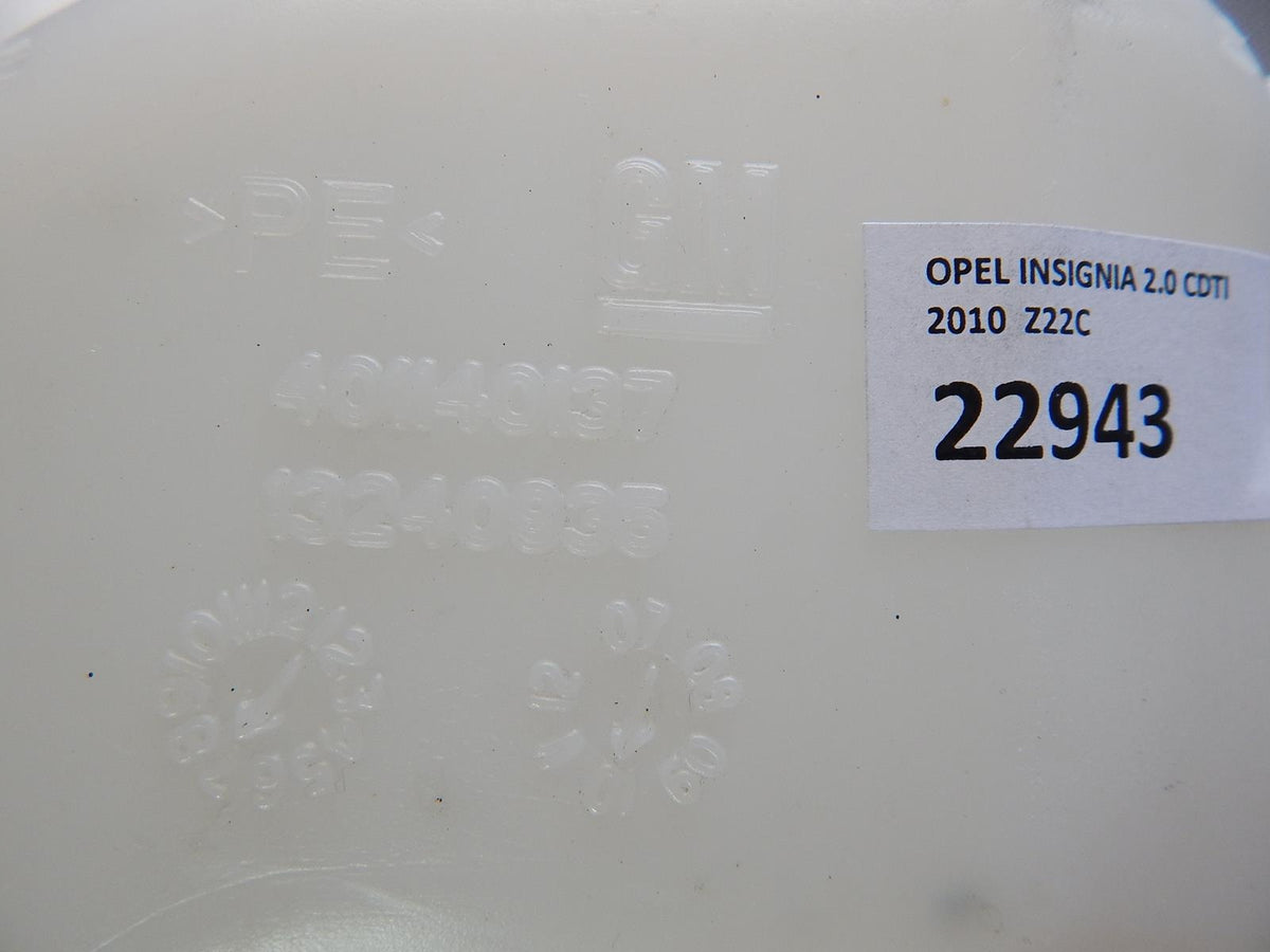 OPEL INSIGNIA WASHER RESERVOIR 13240935