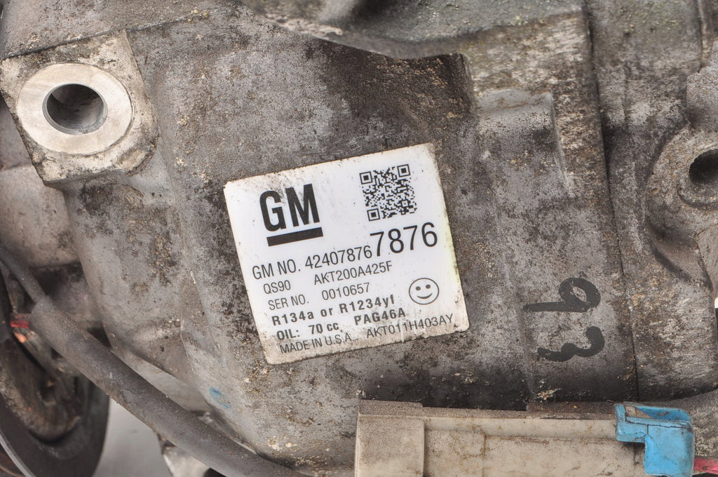 OPEL MOCHA AND 1.6 16V 116KM AIR CONDITIONING COMPRESSOR 42407876