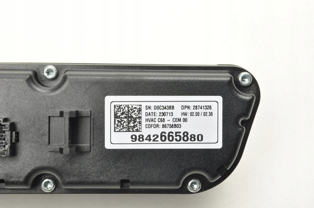 OPEL MOKKA B II MOKKA-E PANEL AIR CONDITIONING SWITCH 9842665880