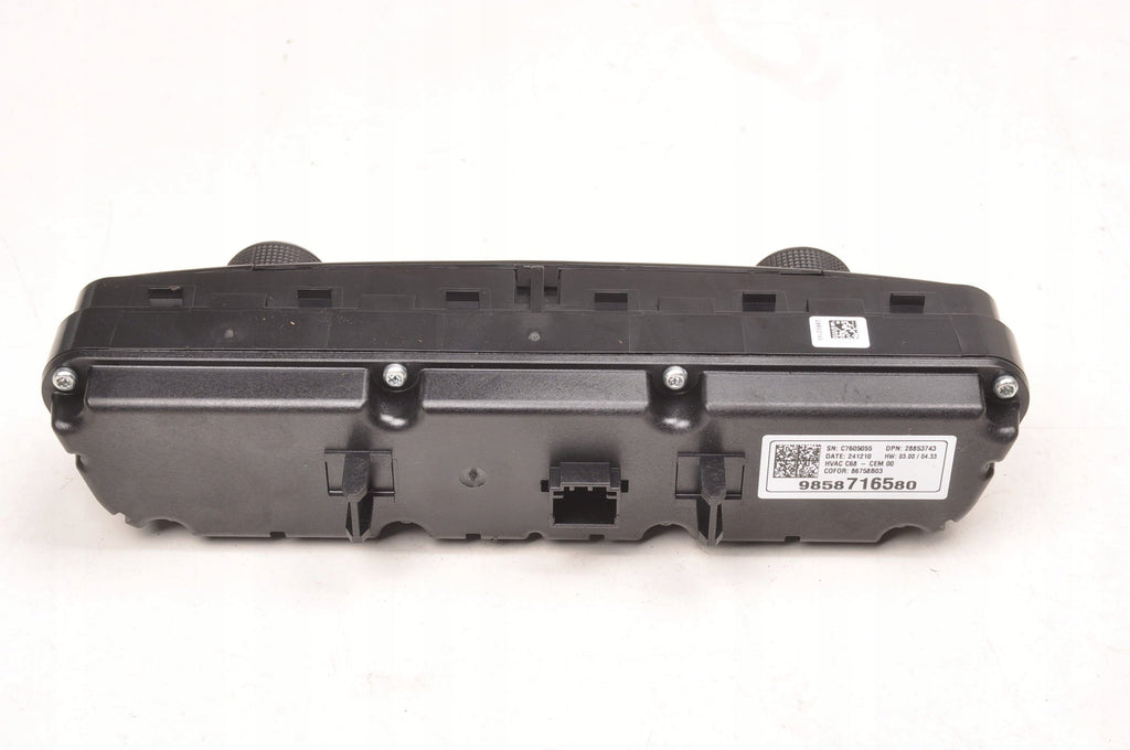OPEL MOKKA B II PANEL AIR CONDITIONING SWITCH 2025R 9858716580