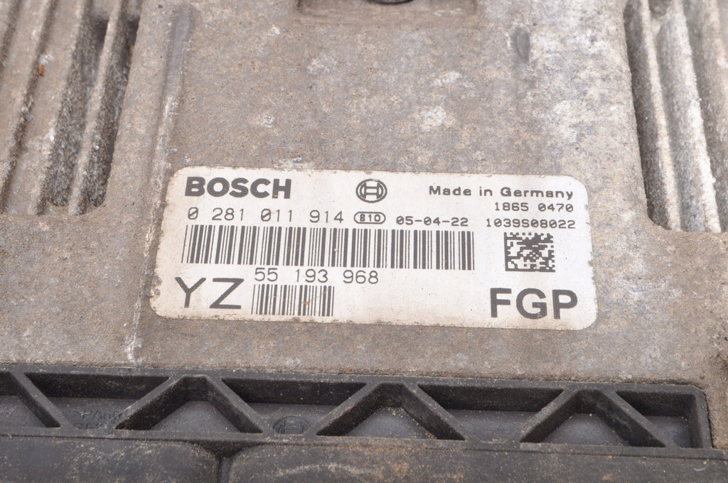 OPEL SIGNUM C 1.9 CDTI 120KM COMPUTER ENGINE DRIVER 55193968