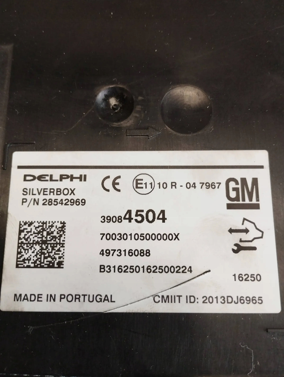 Opel Astra K 2016 NAVIGATION MODULE 39084504