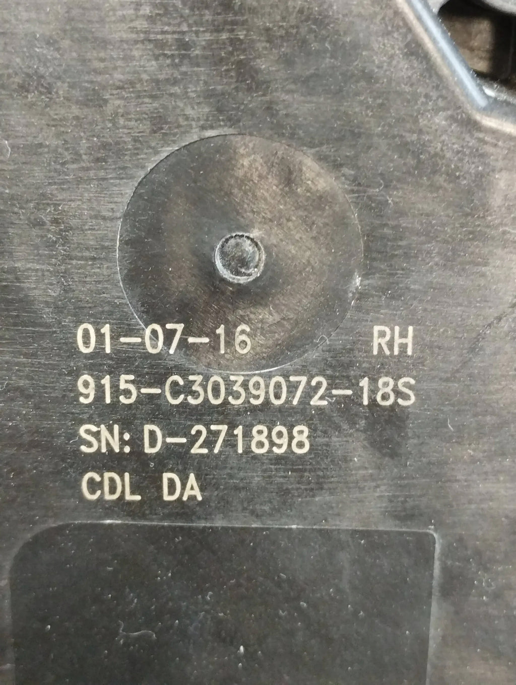 Opel Astra K LOCK RIGHT FRONT C3039072