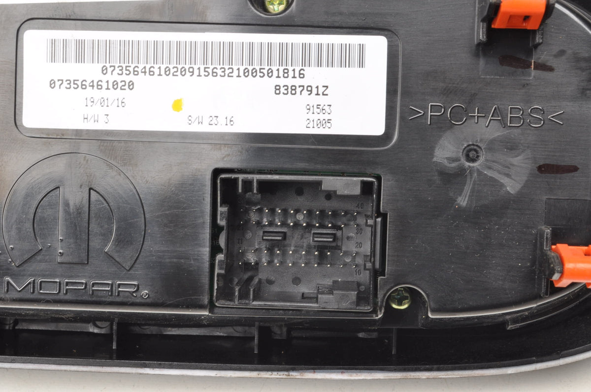 PANEL AIR CONDITIONING SWITCH FIAT 500X 07356461020