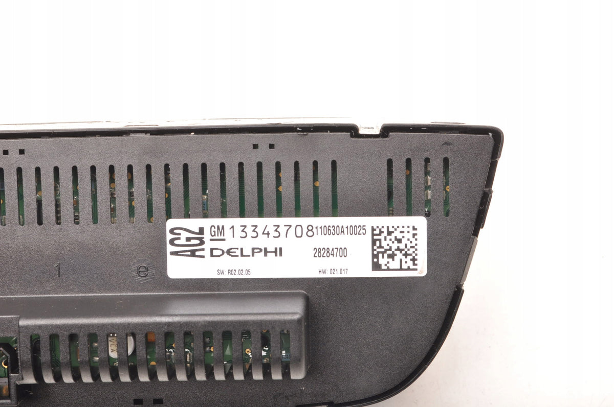 PANEL AIR CONDITIONING SWITCH OPEL ASTRA J 13343708