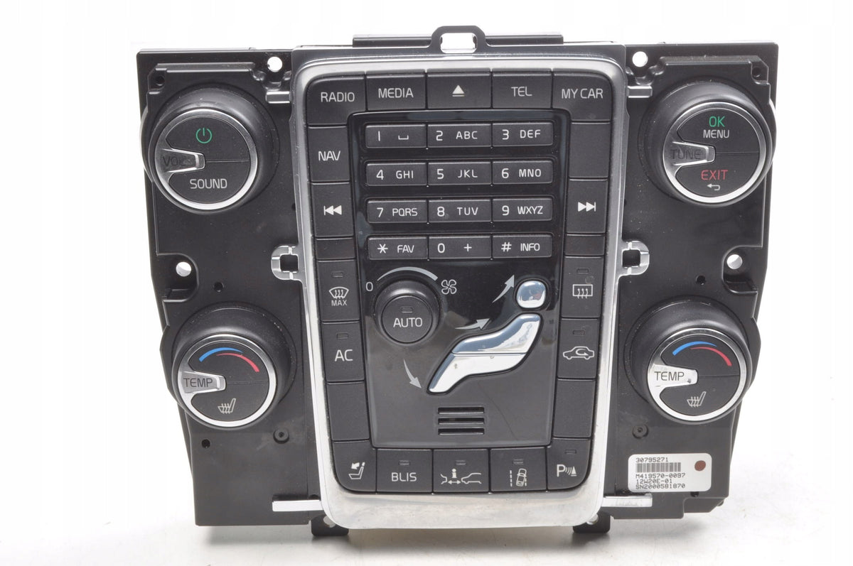 PANEL AIR CONDITIONING SWITCH S80 II V70 III XC70 S60 V60 30795271 FRAME