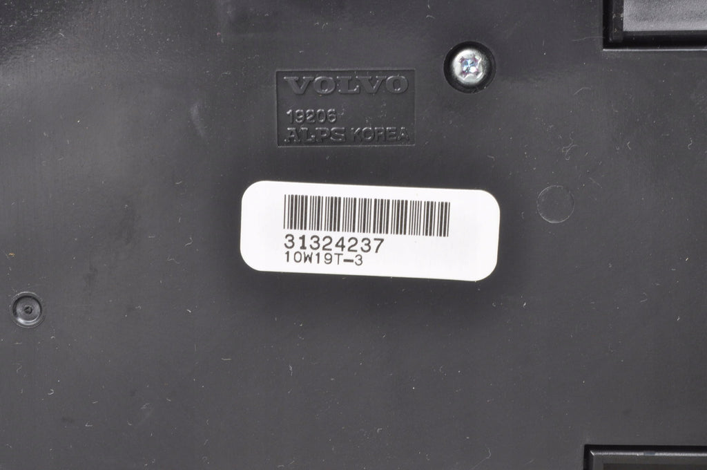 PANEL AIR CONDITIONING SWITCH VOLVO C30 S40 V50 C70 31324237 LIFT