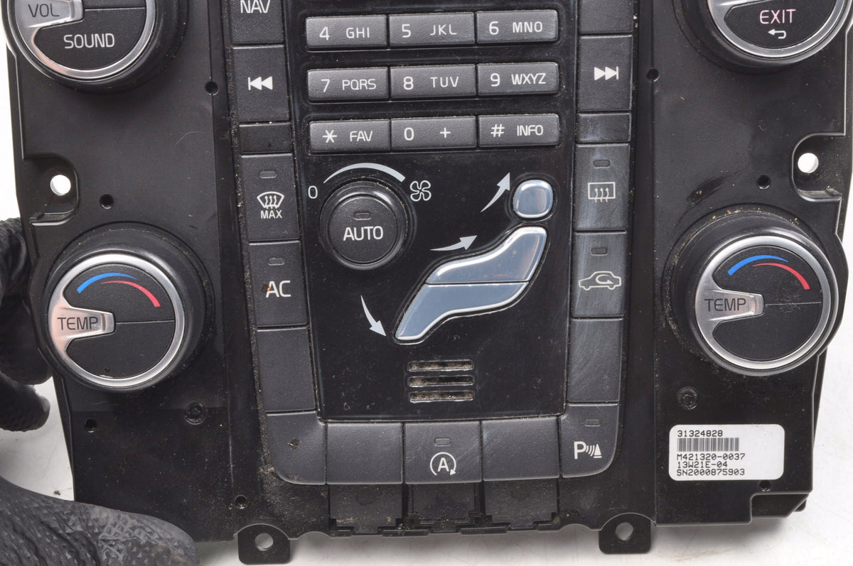 PANEL AIR CONDITIONING SWITCH VOLVO S60 II V60 31324828