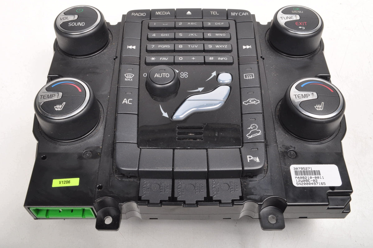 PANEL AIR CONDITIONING SWITCH VOLVO S80 V70 III S60 V60 XC70 II 30795271