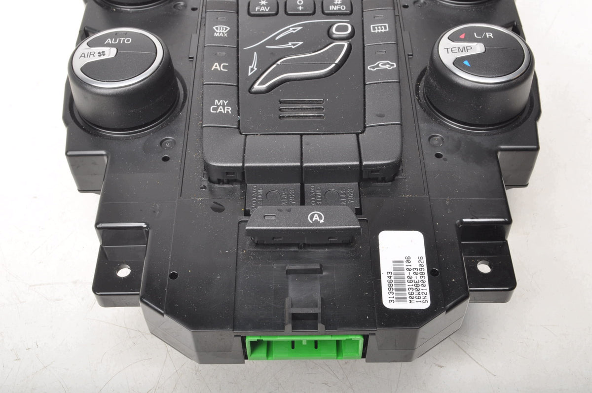 PANEL AIR CONDITIONING SWITCH VOLVO V40 II 31398643