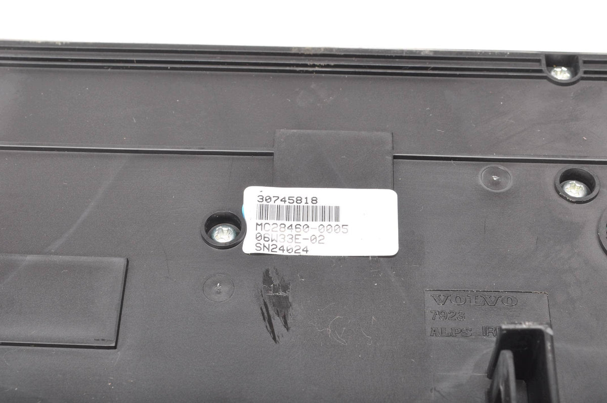 PANEL AIR CONDITIONING SWITCH VOLVO V70 III S80 II 30745818