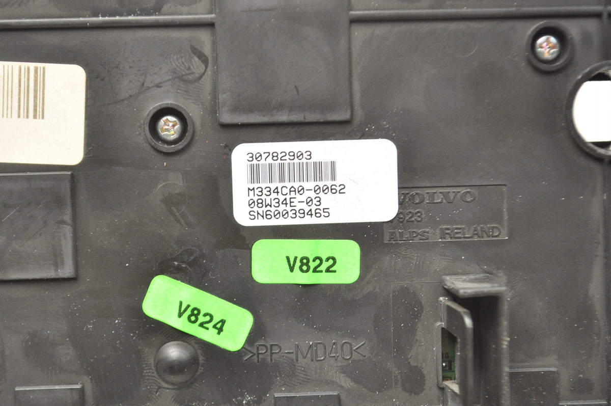 PANEL AIR CONDITIONING SWITCH VOLVO XC60 AND XC70 30782903