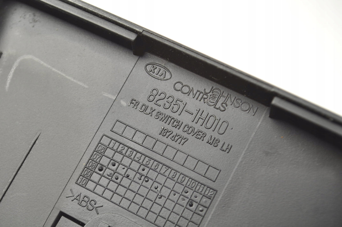 PANEL WINDOW LOWERING BUTTON KIA CEED 82351-1H010 EU