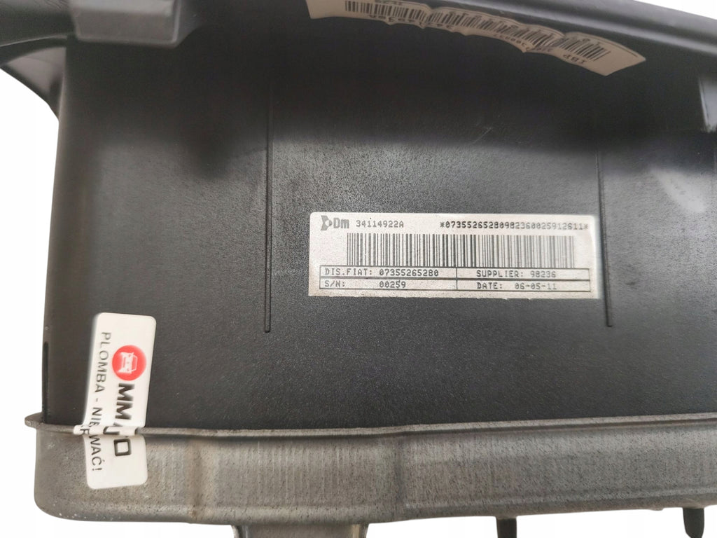 PASSENGER CUSHION CAP PEUGEOT BIPPER NEMO QUBO FIORINO 08-15 34114922A