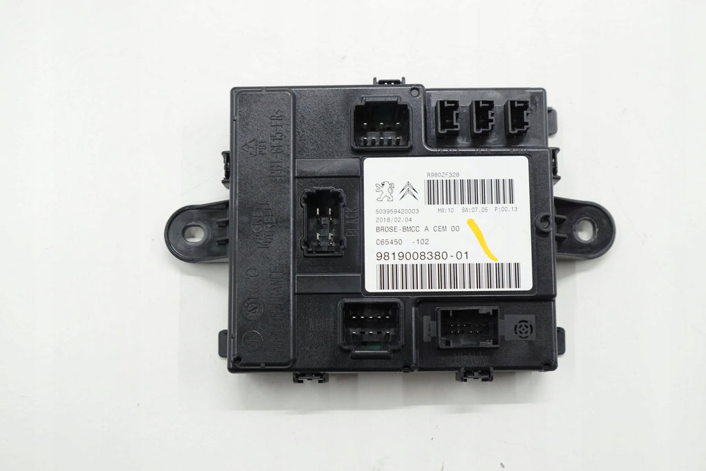 PEUGEOT 3008 II 18R TAILGATE CONTROLLER MODULE 9819008380