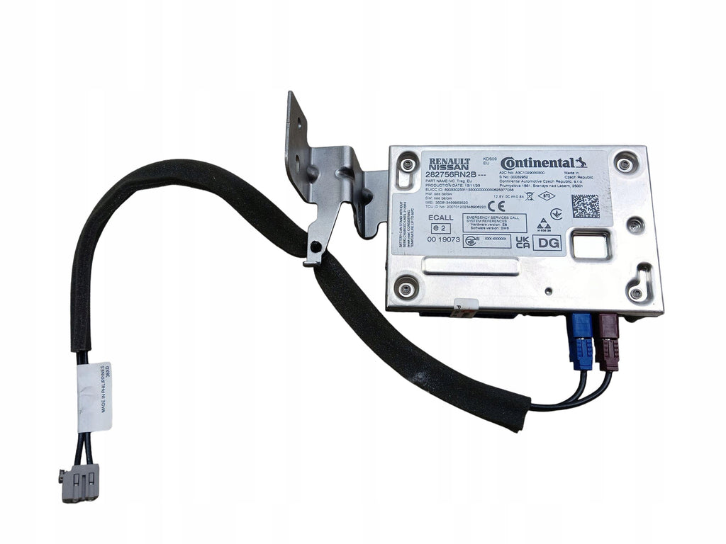 PHONE CONTROLLER MODULE ECALL SAUCE NISSAN QASHQAI J12 III 282756RN2B