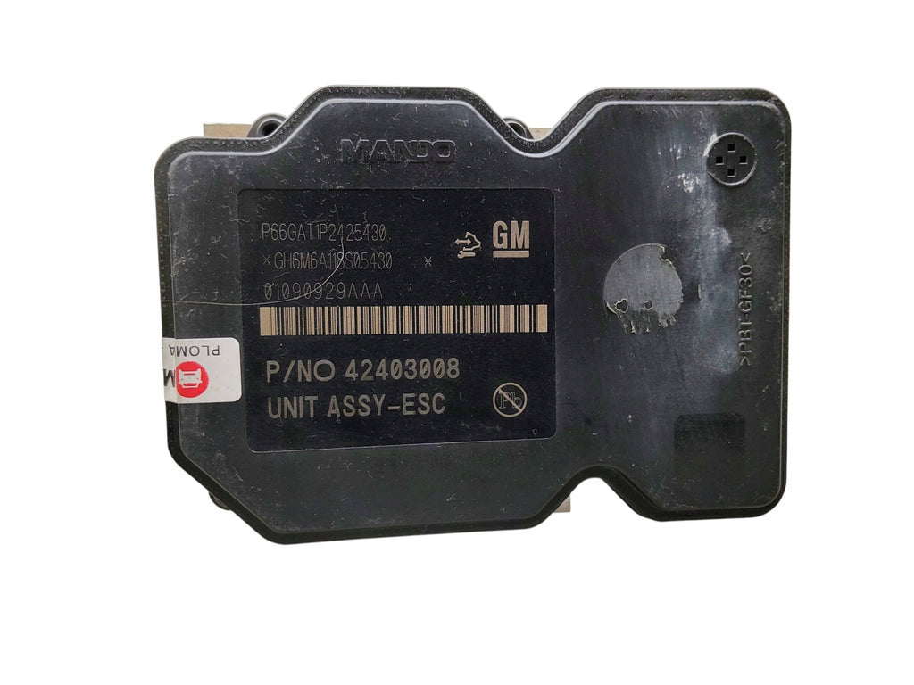 PUMP DRIVER ABS OPEL MOCHA A 42403008 688250455 01090929AAA
