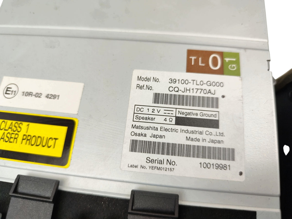 RADIO CD HONDA ACCORD VIII 39100-TL0-G000