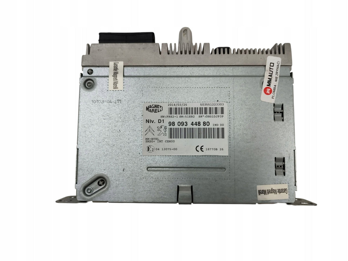 RADIO CD NAVIGATION CITROEN C4 PICASSO II C4 II B7 9809344880