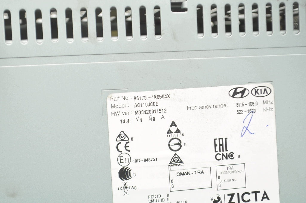 RADIO HYUNDAI IX20 96170-1K0504X LIFT