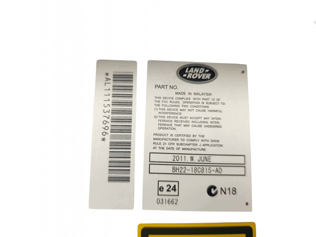 RADIO NAVIGATION LAND ROVER DISCOVERY IV L319 (2009-2016) BH22-18C815-AD