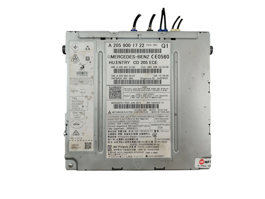 RADIO NAVIGATION MERCEDES C W205 GLC W253 X253 A2059001722