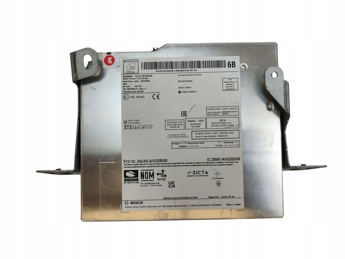 RADIO NAVIGATION NISSAN QASHQAI III J12 259156UA0B
