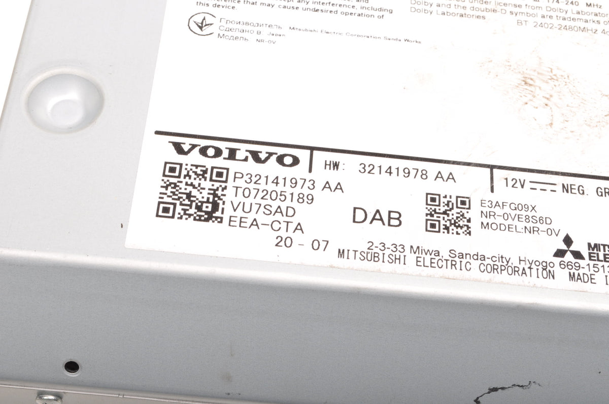 RADIO NAVIGATION VOLVO XC60 II S60 III V60 II 32141973