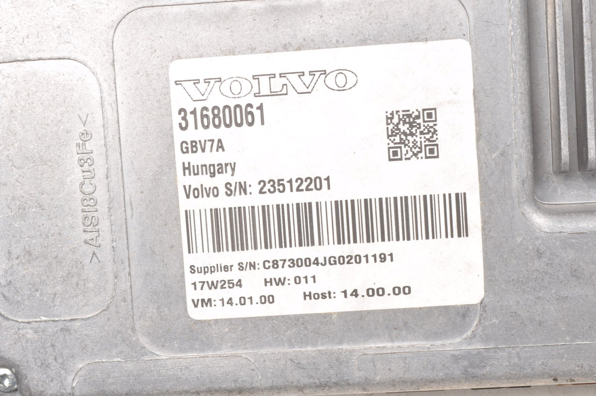 RELAY MODULE CONTROLLER VOLVO XC60 II 31680061