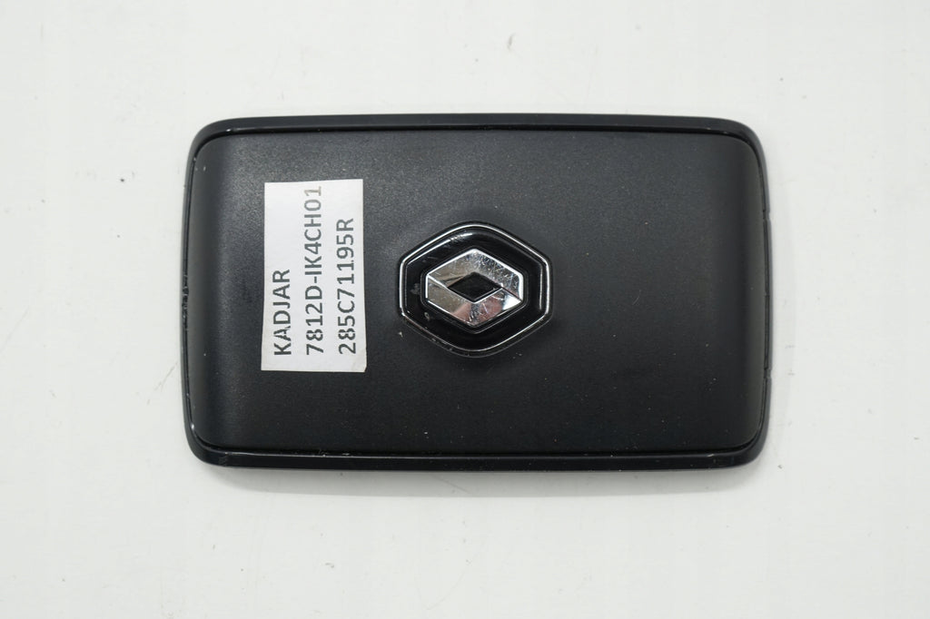 RENAULT CADJAR 18R CARD KEY REMOTE CONTROL 7812D-IK4CH01 285C71195R