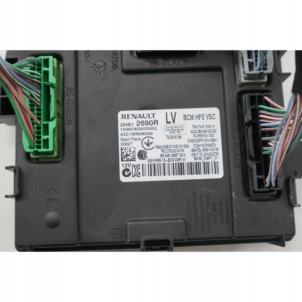 RENAULT KADJAR LIFT 20R MODULE DRIVER BCM 284B12690R