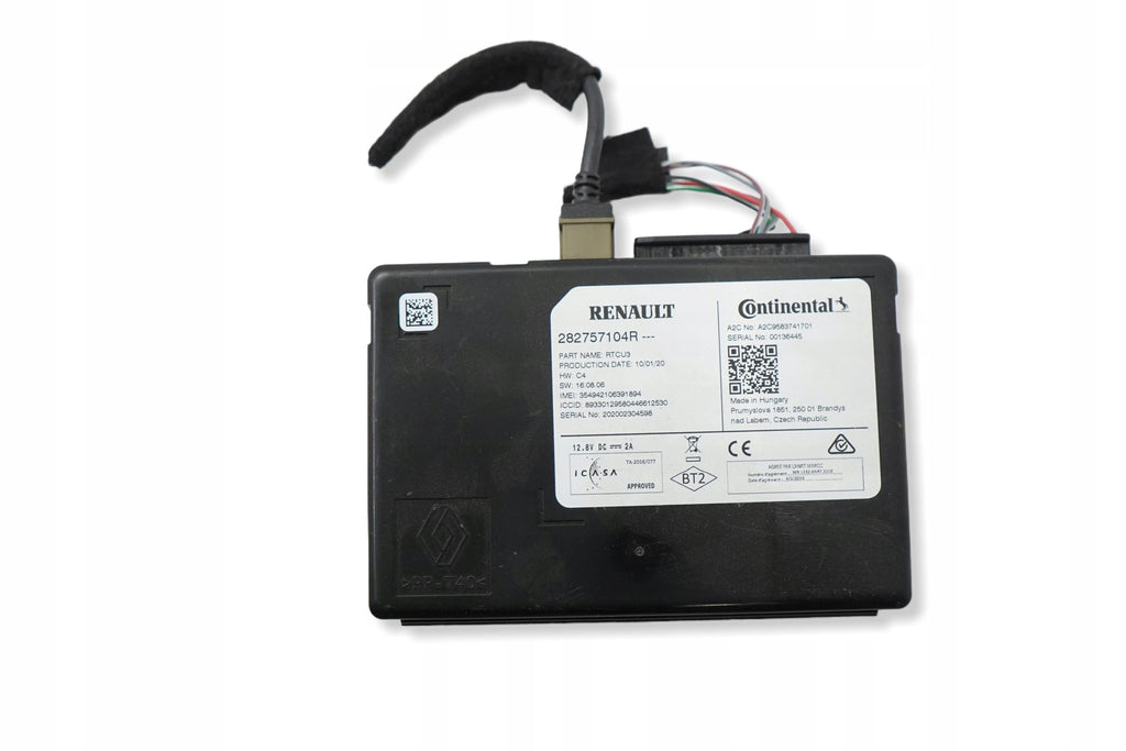 RENAULT KADJAR LIFT 20R NAVIGATION CONTROLLER MODULE 282757104R