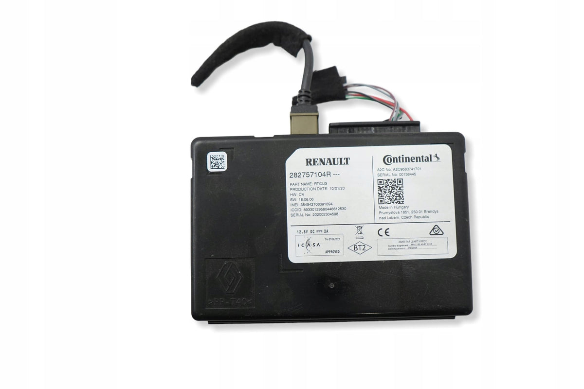 RENAULT KADJAR LIFT 20R NAVIGATION CONTROLLER MODULE 282757104R