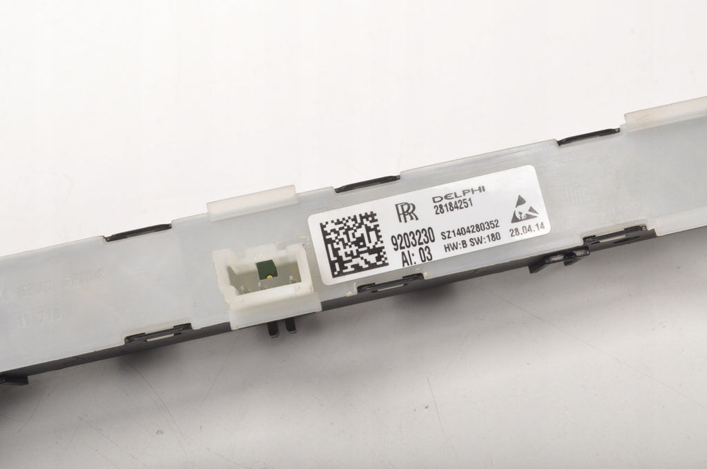 ROLLS-ROYCE WRAITH RR5 SEAT ADJUSTMENT PANEL 9203230