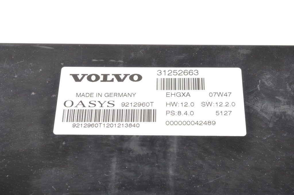 ROOF CONTROLLER MODULE VOLVO C70 II 31252663