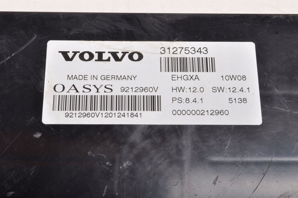 ROOF CONTROLLER MODULE VOLVO C70 II 31275343