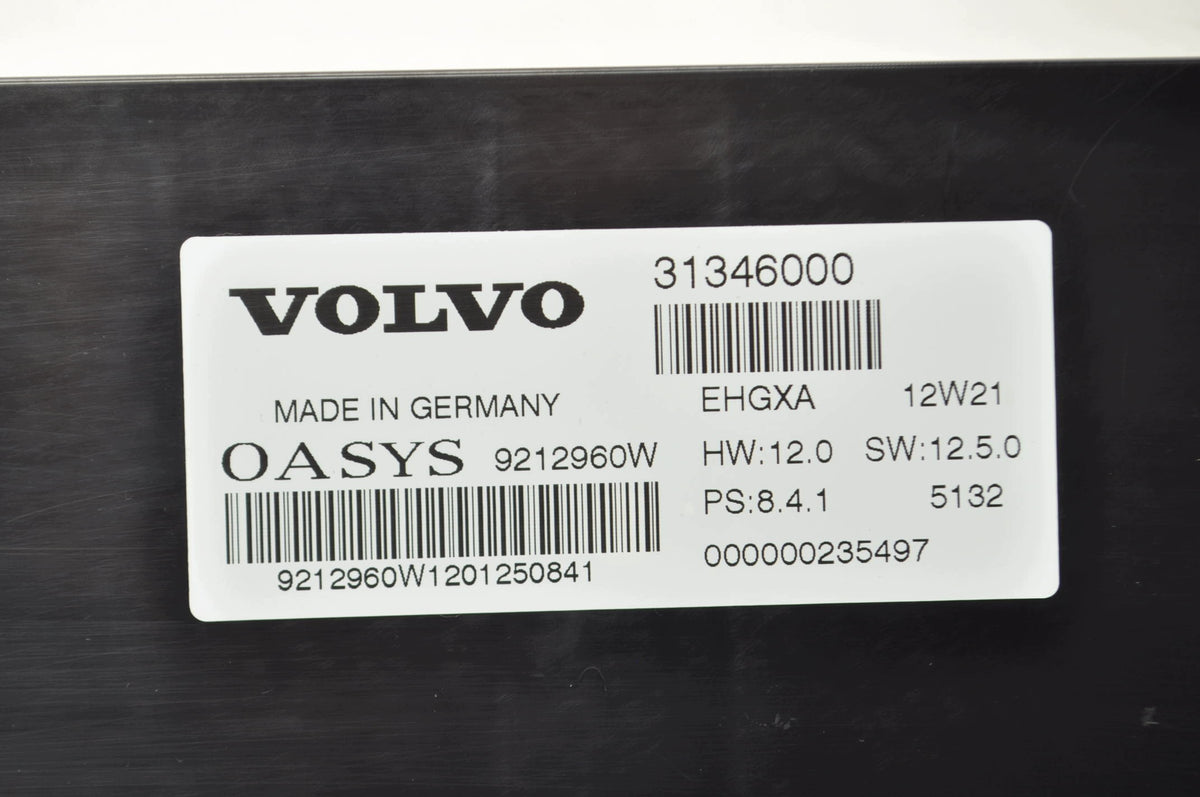ROOF CONTROLLER MODULE VOLVO C70 II 31346000