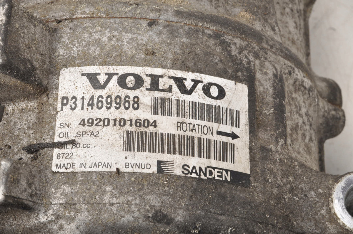 S60 II V60 2.0 D4 AC COMPRESSOR 31469968