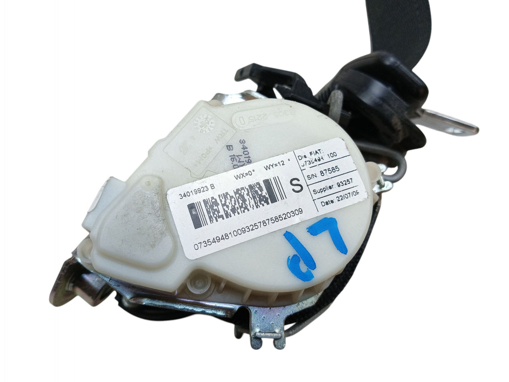SEAT BELT LEFT FRONT LANCIA DELTA III 07354948100