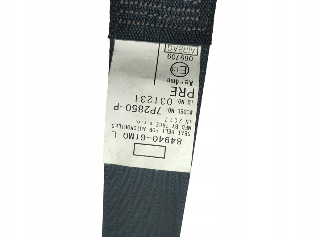 SEAT BELT LEFT FRONT SUZUKI SX4 S-CROSS 84940-61M0