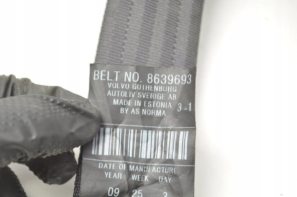 SEAT BELT LEFT FRONT VOLVO S40 II V50 8639693