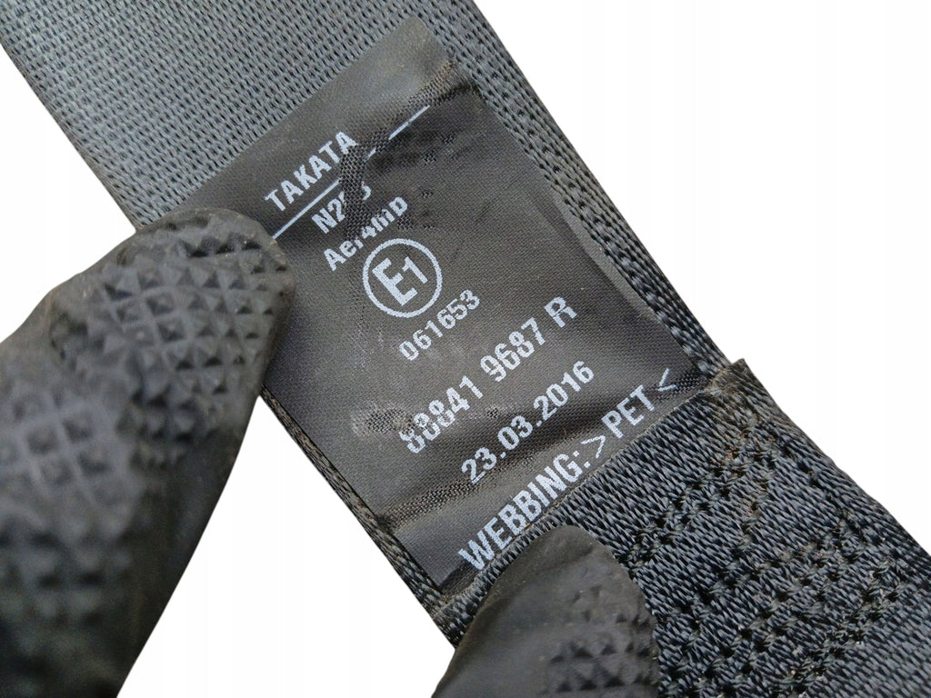 SEAT BELT LEFT REAR RENAULT KADJAR 888419687R