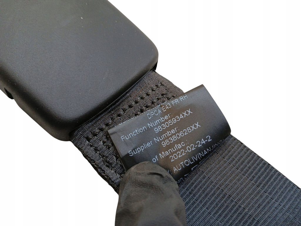 SEAT BELT RIGHT FRONT CITROEN C5 X C5X (2021-) 98305934XX