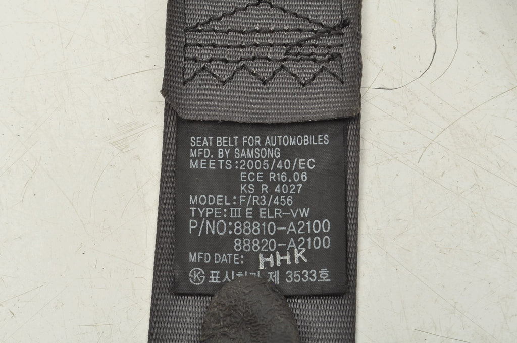 SEAT BELT RIGHT FRONT KIA CEED II 88810-A2100 STATION WAGON